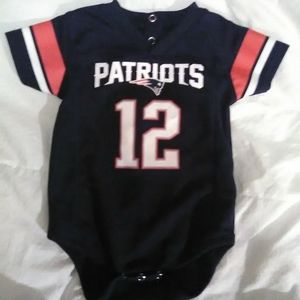 New England Patriots onsie